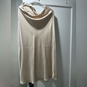 Zara Cream Midi Skirt